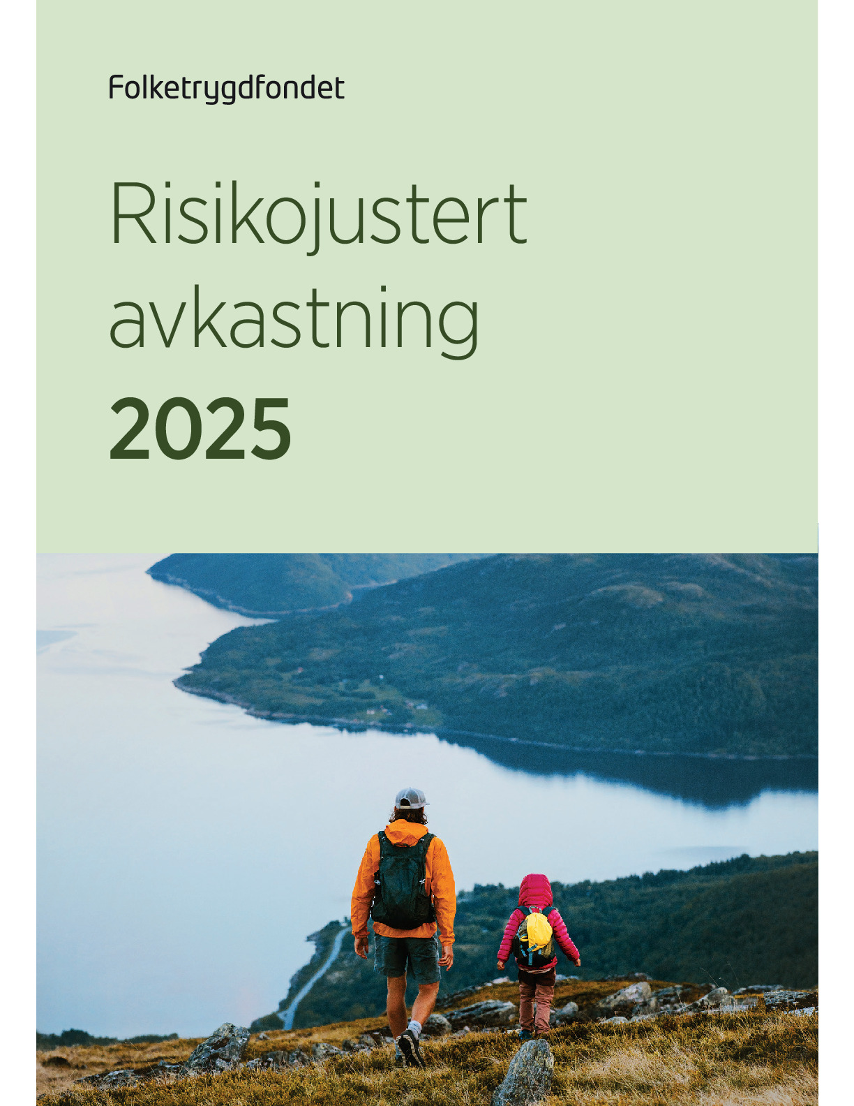 Risikojustert avkastning over tid 2025