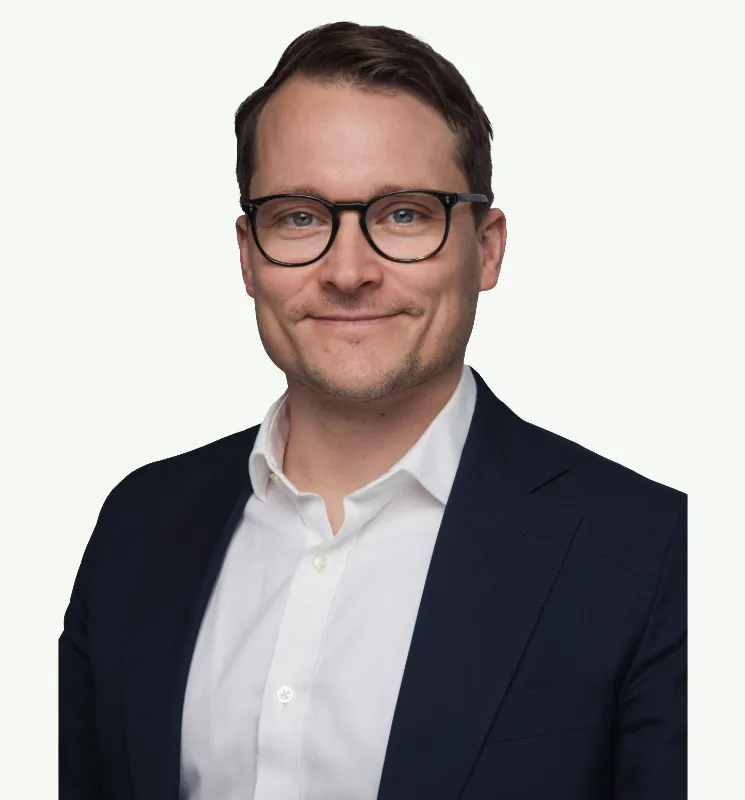 Foto av mann grønn bakgrunn