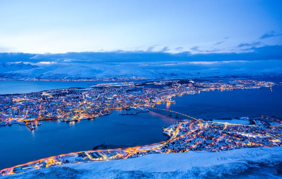 Tromsø oversiktsbilde, foto